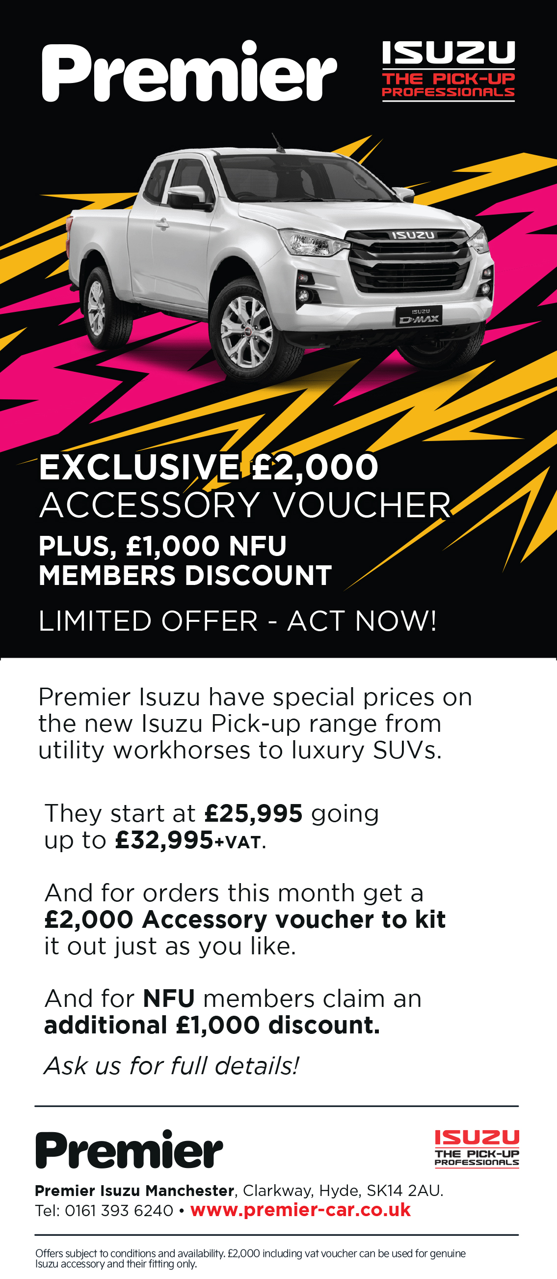 Check Out Our Latest Monthly Isuzu Deal